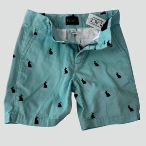 Bundle ** Children’s Place Boys Size 5 Easter Shorts: Plaid & Bunny Print **